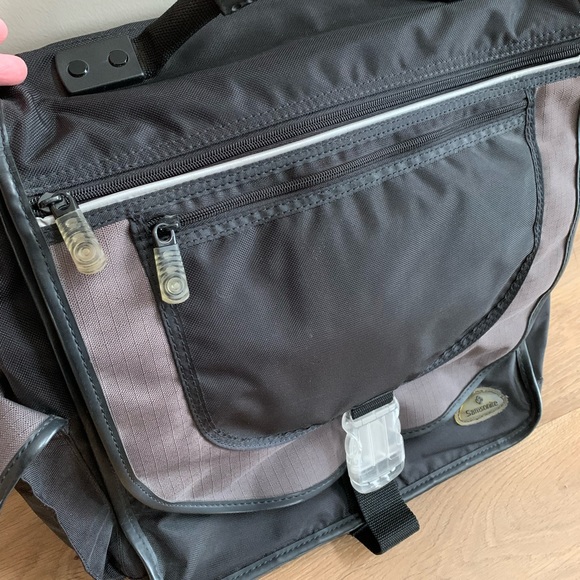 Samsonite Laptop Backpack Messenger Bag Organizer - Picture 6 of 12